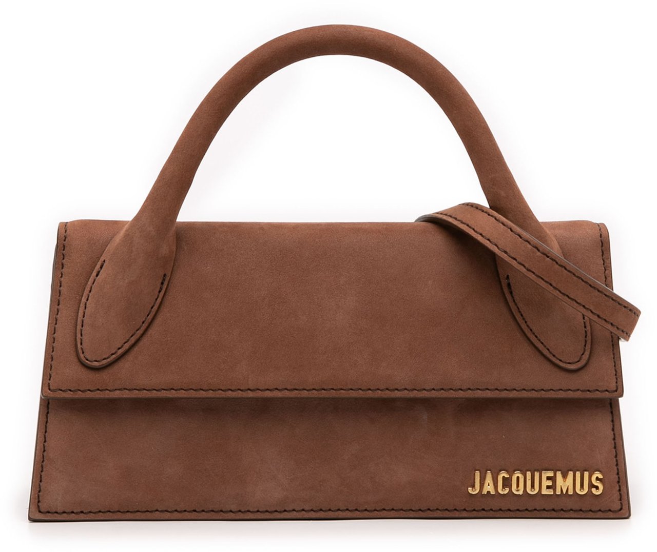 Jacquemus Suede Le Chiquito Long Bruin