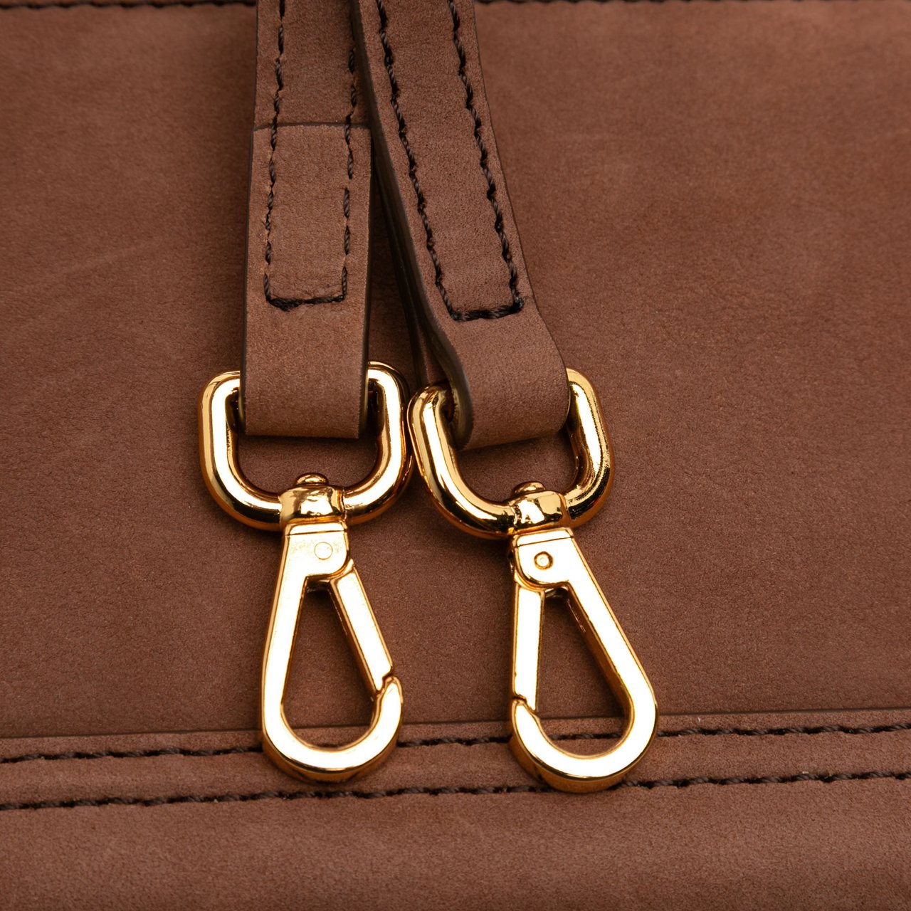 Jacquemus Suede Le Chiquito Long Bruin