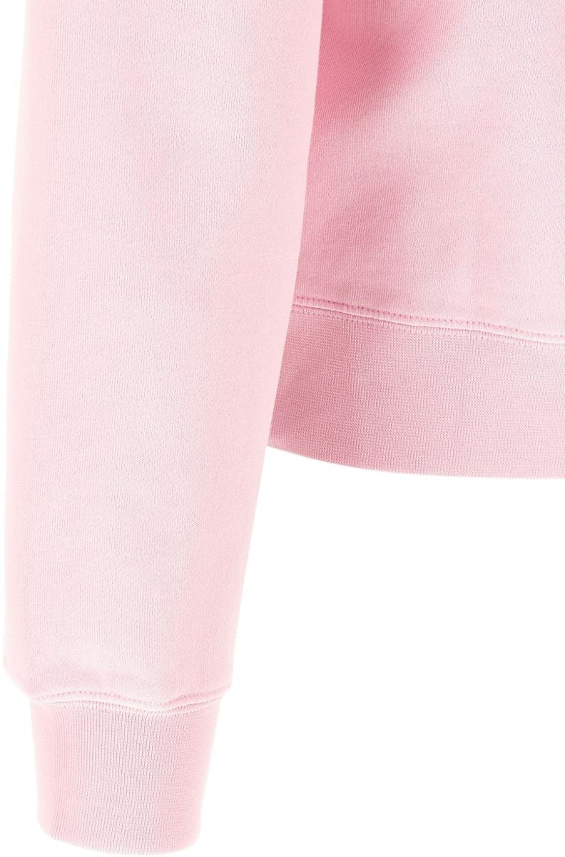 Jacquemus Pastel Pink Cotton Fleece Hoodie Roze