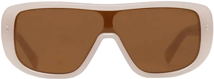 Jacquemus SUNGLASSES PEARL/ SILVER/ CHOCOLATE Bruin