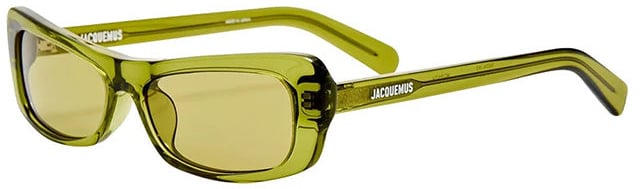 Jacquemus SUNGLASSES CAPRI KHAKI/ SILVER/ KHAKI Divers