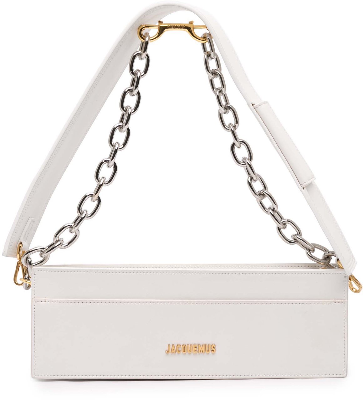 Jacquemus Calfskin Le Ciuciu Satchel Wit