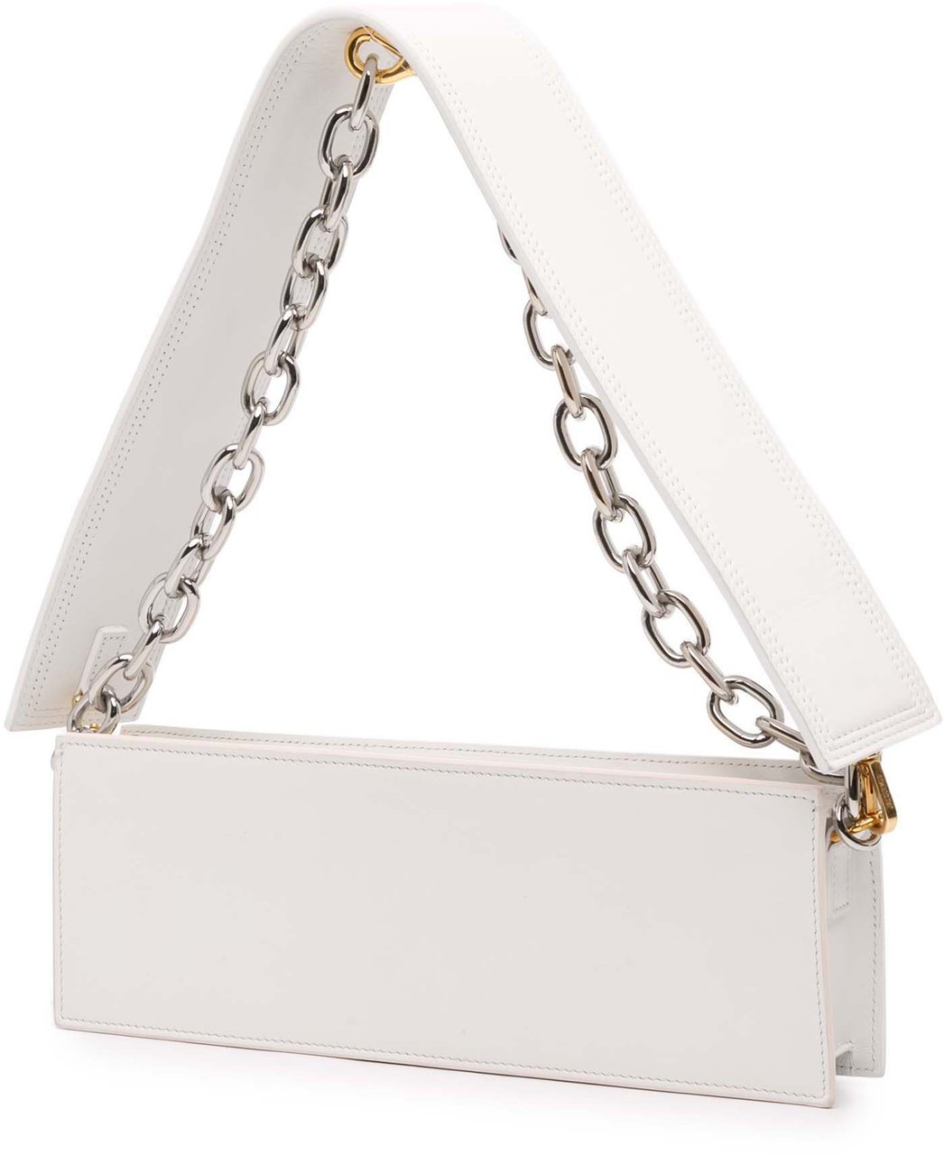 Jacquemus Calfskin Le Ciuciu Satchel Wit