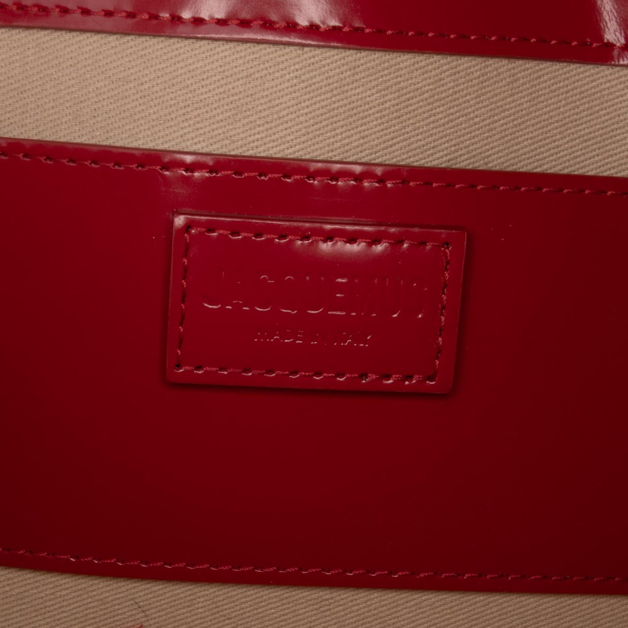 Jacquemus Patent Le Bambino Long Rood