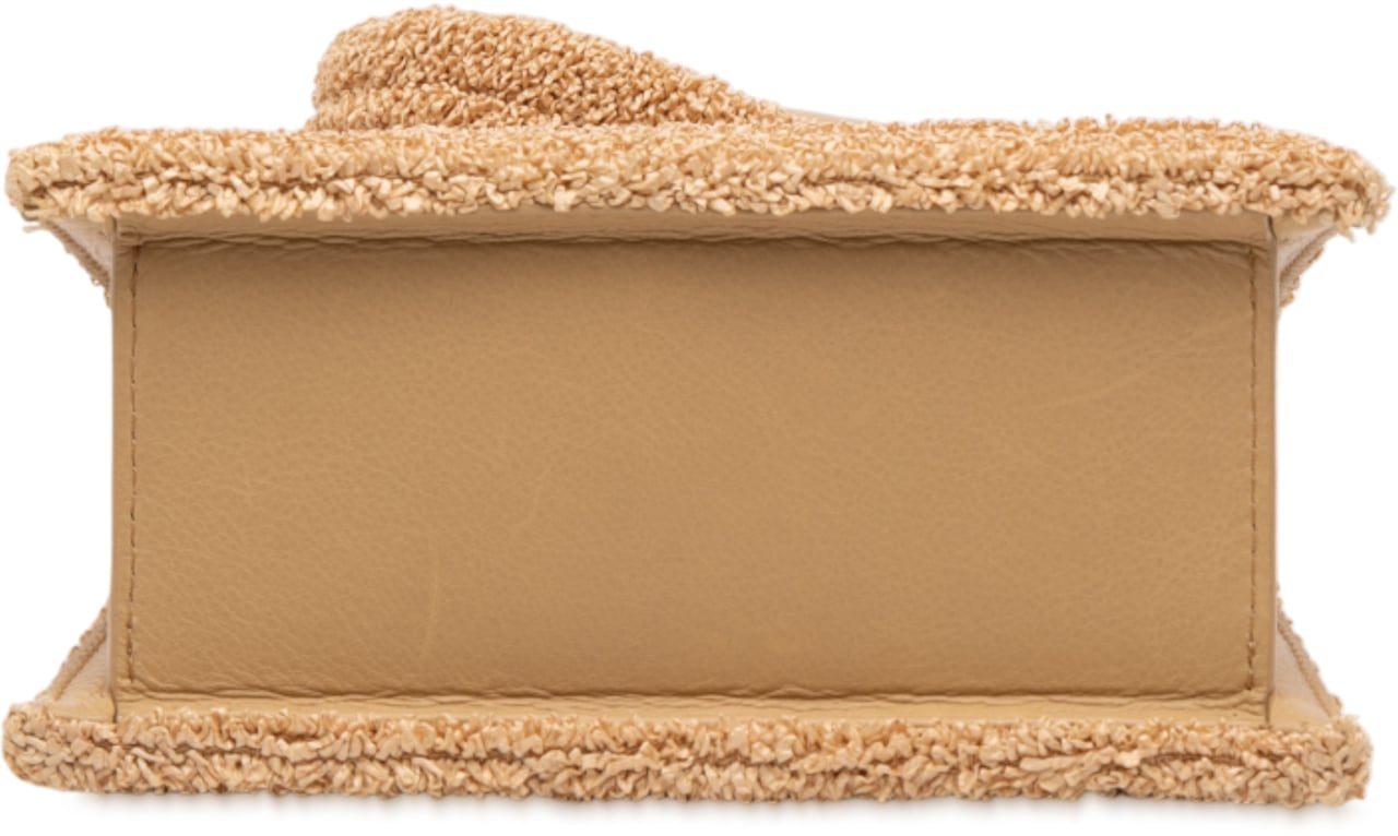 Jacquemus Boucle Raffia Le Chiquito Noeud Bruin