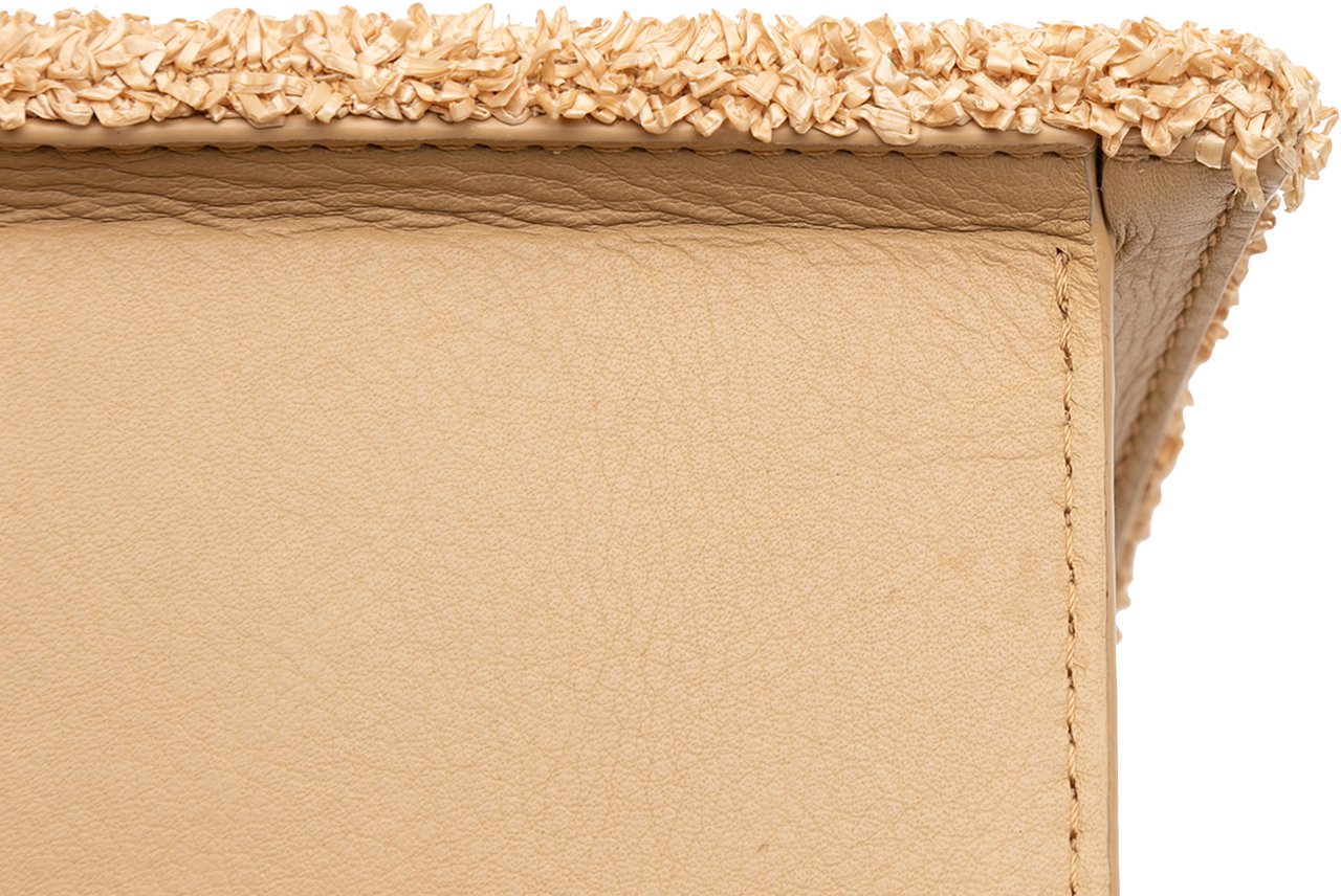 Jacquemus Boucle Raffia Le Chiquito Noeud Bruin