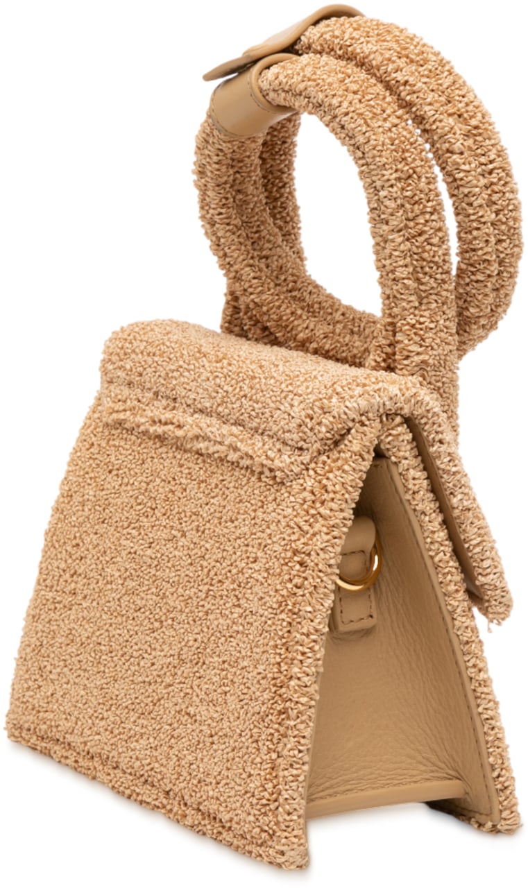 Jacquemus Boucle Raffia Le Chiquito Noeud Bruin