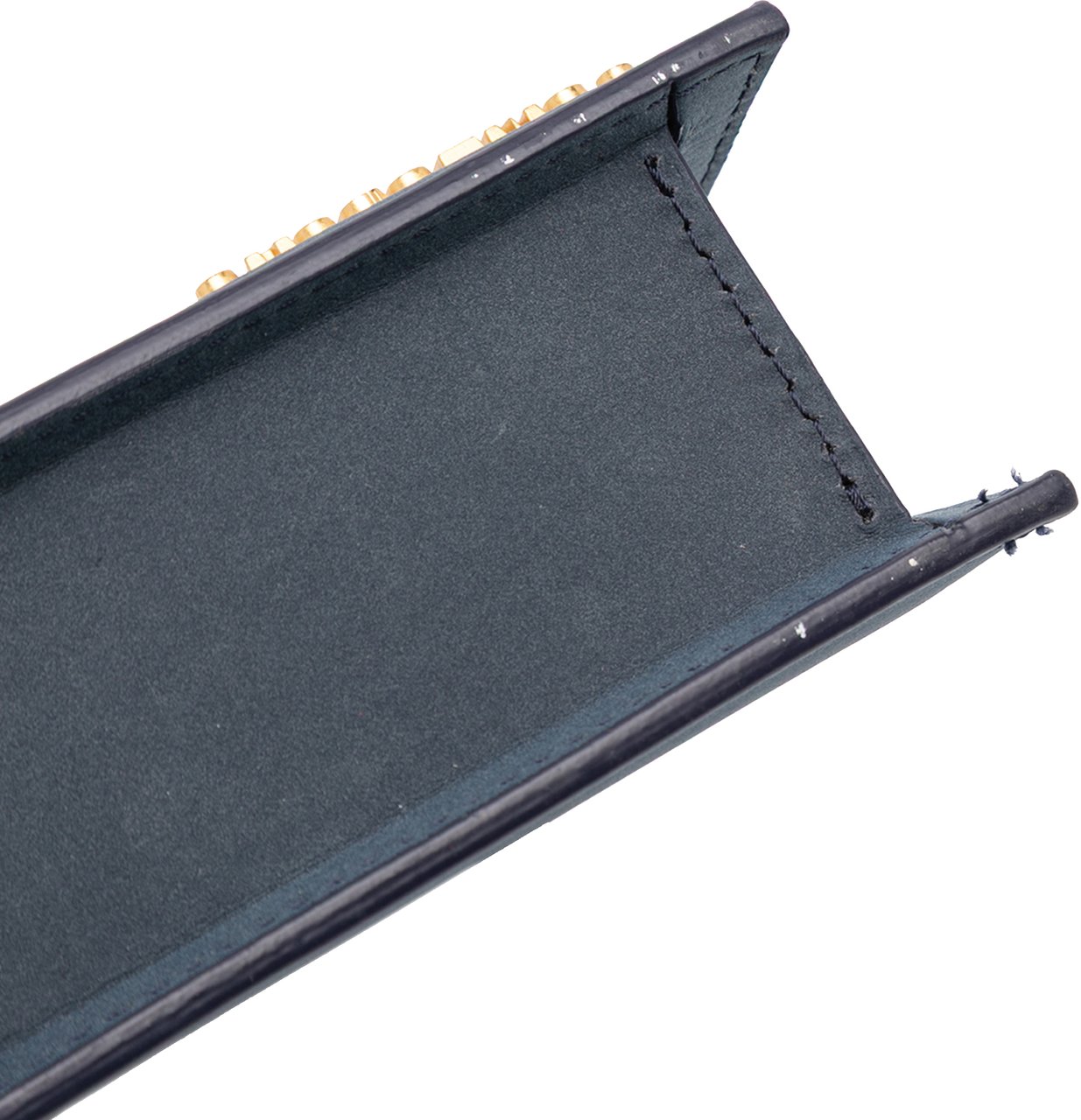 Jacquemus Smooth Calfskin Le Chiquito Long Blauw