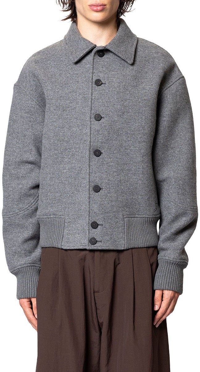 Jacquemus LE BOMBER FELTRO GREY Grijs