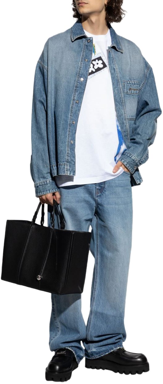 Jacquemus Jeans Bluetabacco Blauw
