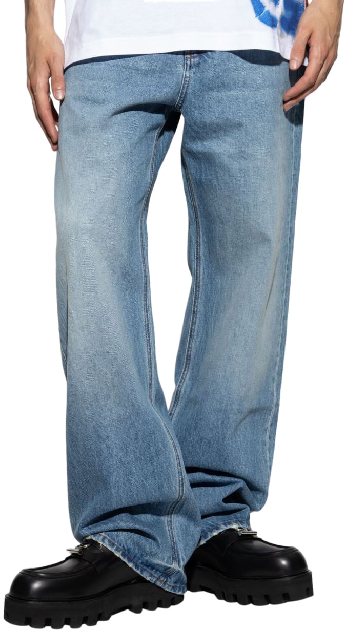 Jacquemus Jeans Bluetabacco Blauw