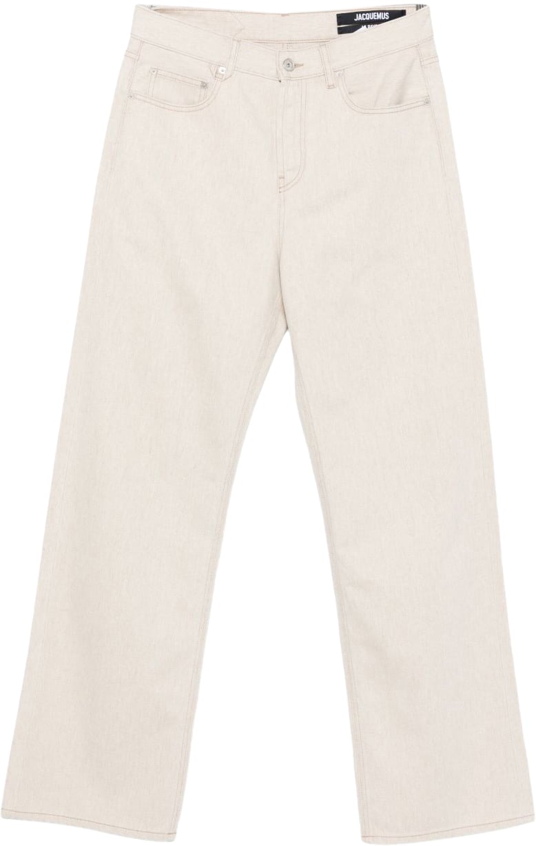 Jacquemus Jeans Beige Beige
