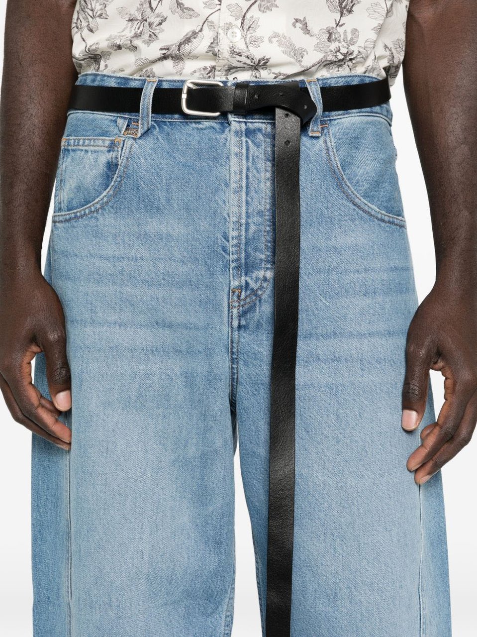 Jacquemus Jeans Blu Blauw