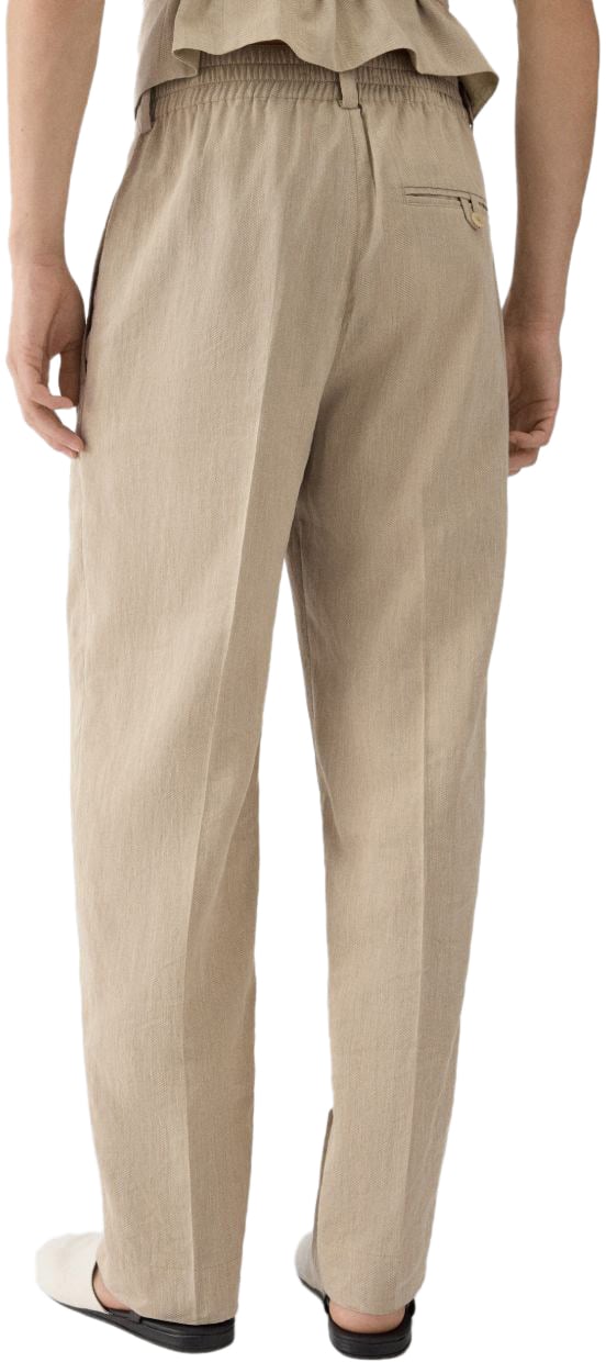 Jacquemus Trousers Beige Beige