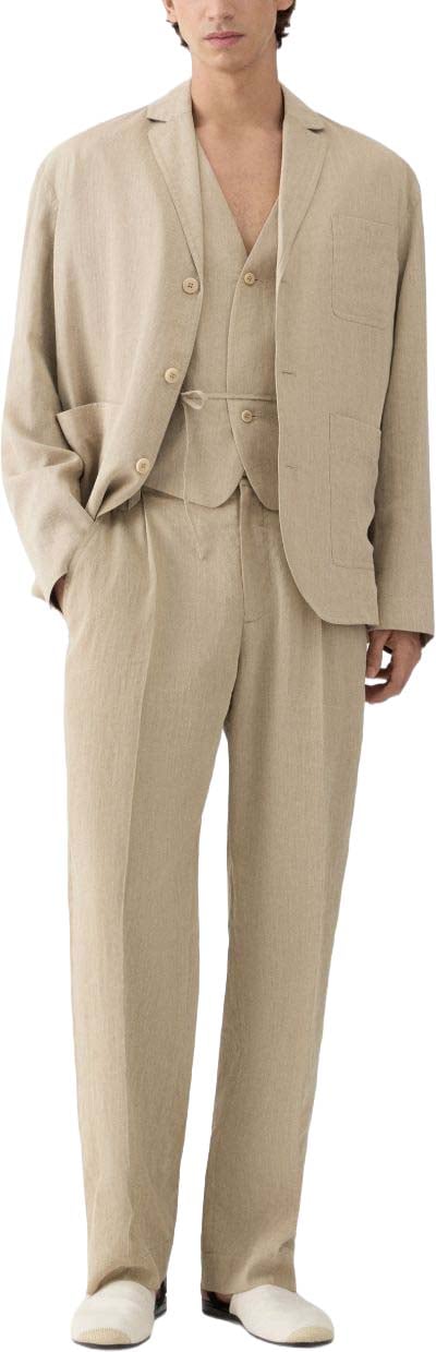Jacquemus Trousers Beige Beige