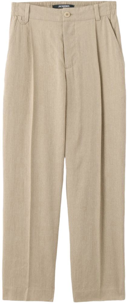 Jacquemus Trousers Beige Beige
