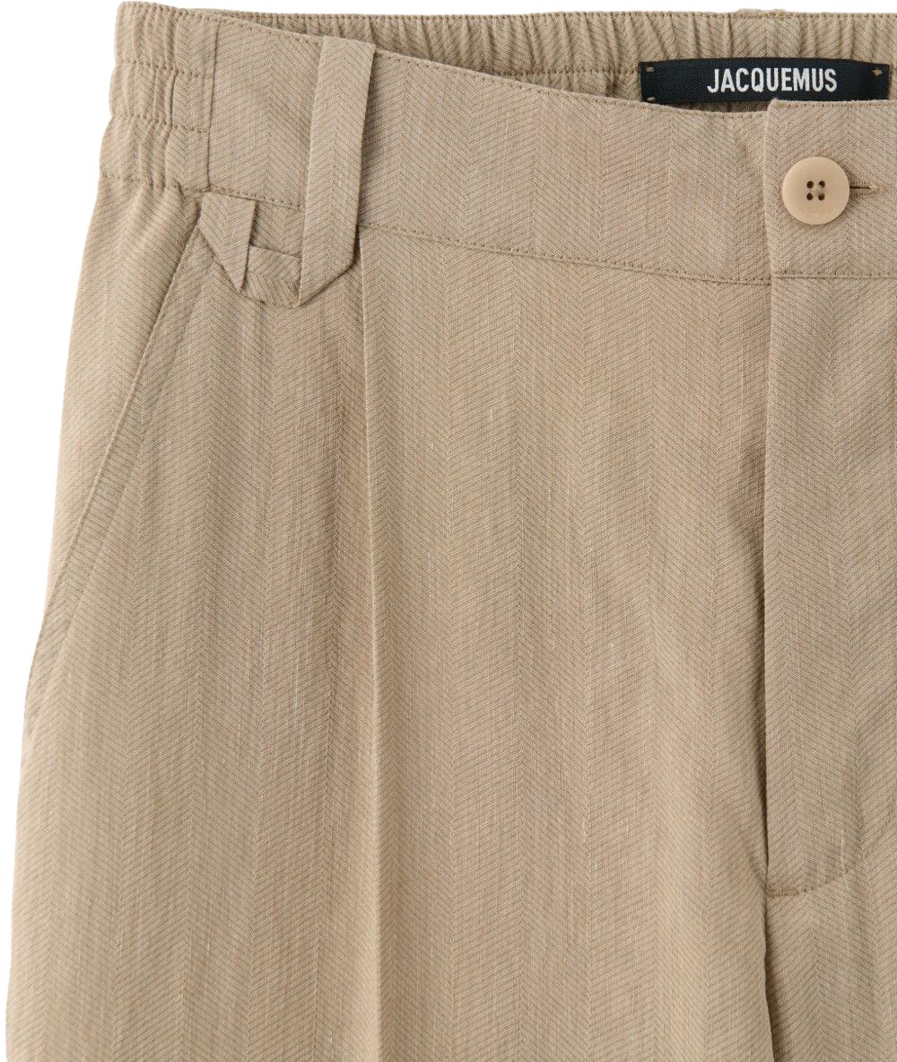 Jacquemus Trousers Beige Beige