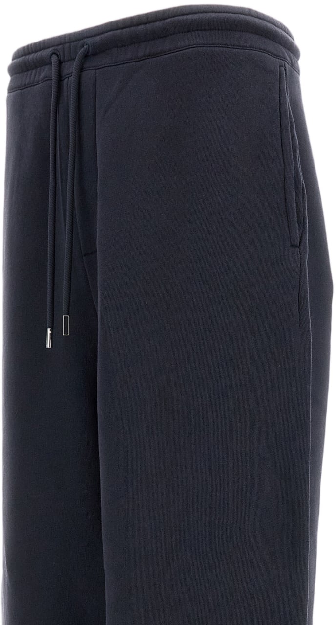 Jacquemus Mottled Cotton Fleece Relaxed Fit Jogging Trousers Blauw