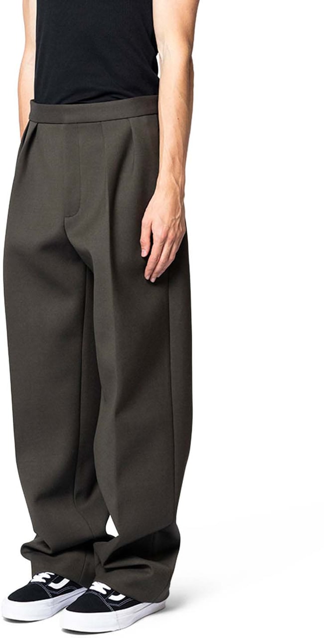 Jacquemus LE PANTALON CITTA DARK KHAKI Donkergroen