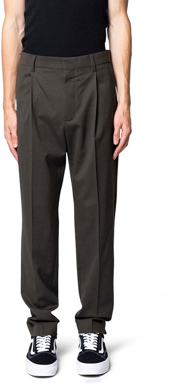 Jacquemus LE PANTALON PITTORE DARK KHAKI Donkergroen