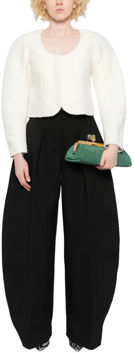 Jacquemus Trousers Black Zwart