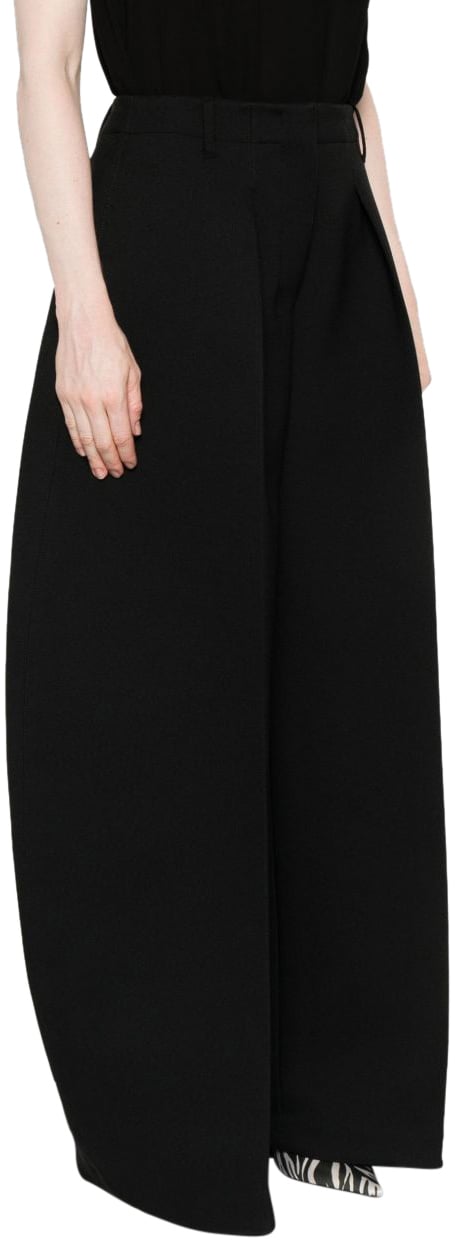 Jacquemus Trousers Black Zwart