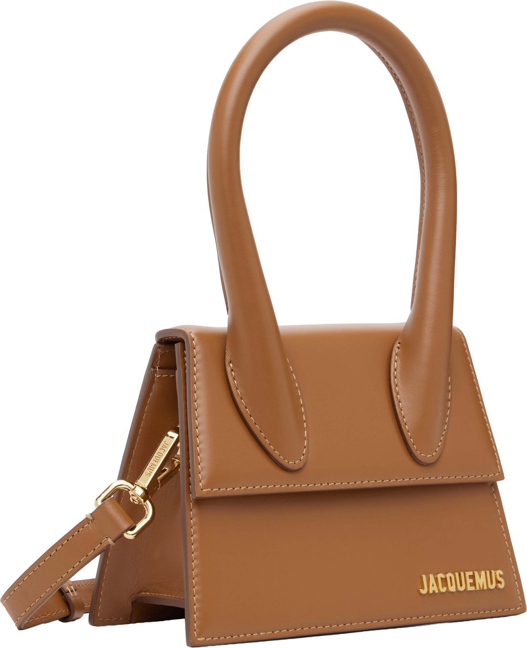 Jacquemus Jacquemus Le Chiquito Mini Leather Mini Bruin