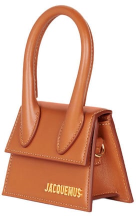 Jacquemus Le Chiquito Mini Leather Mini Bruin