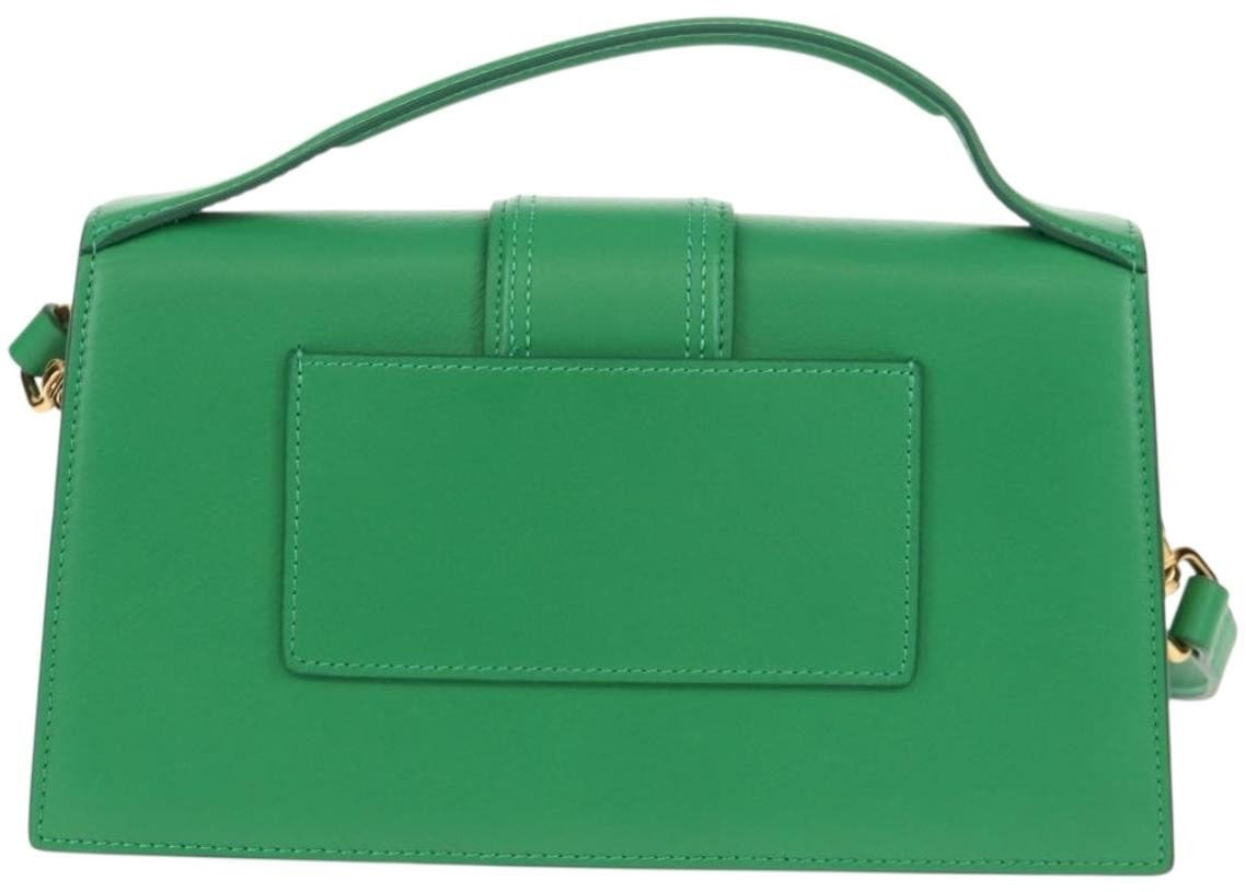 Jacquemus Jacquemus Le Bambino Flap Shoulder Bag Leather Groen