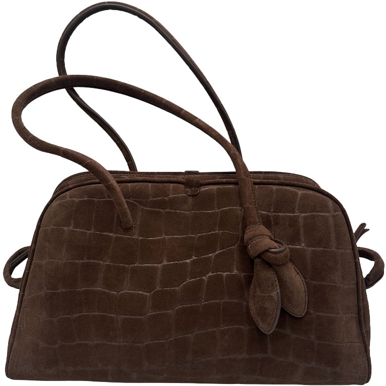 Jacquemus Jacquemus TURISMO Suede medium Bruin