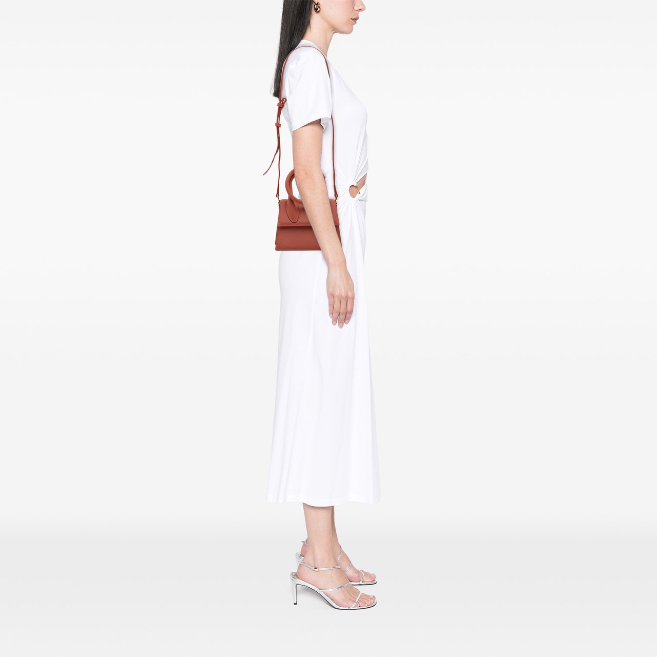 Jacquemus Nubuck Le Chiquito Noeud Rood