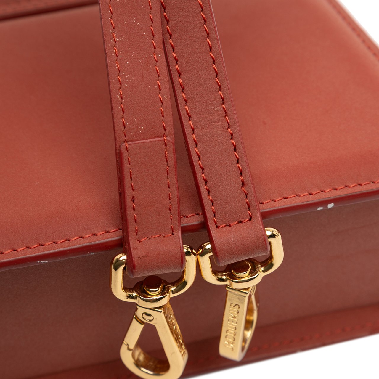 Jacquemus Nubuck Le Chiquito Noeud Rood