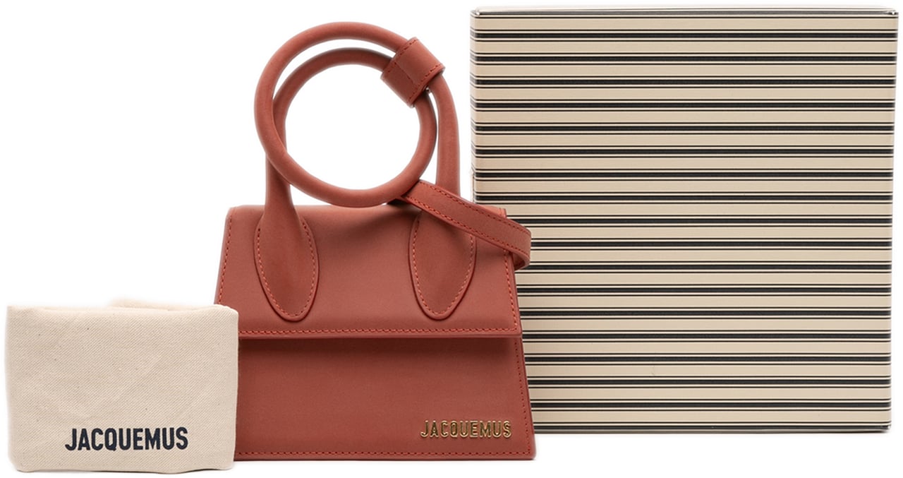 Jacquemus Nubuck Le Chiquito Noeud Rood