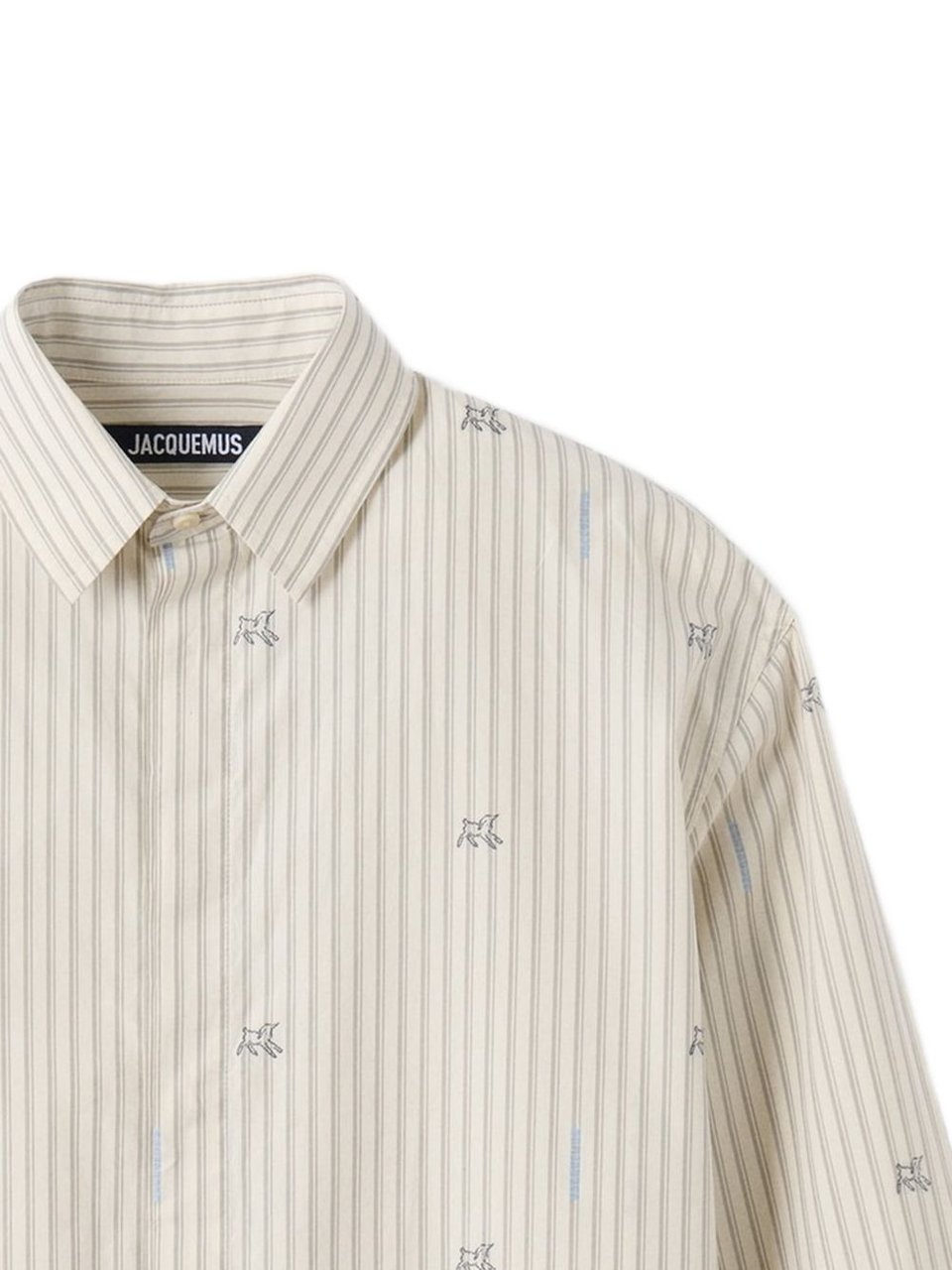 Jacquemus Shirts Beige Wit