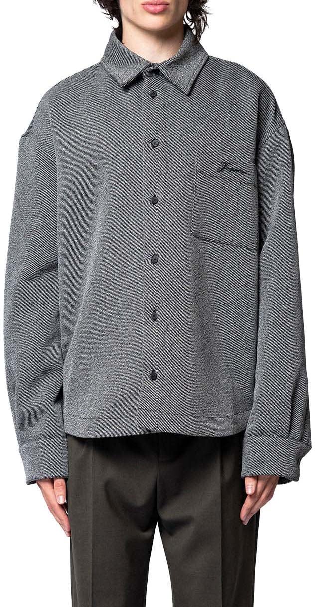 Jacquemus LA CHEMISE MOLINO GREY Grijs