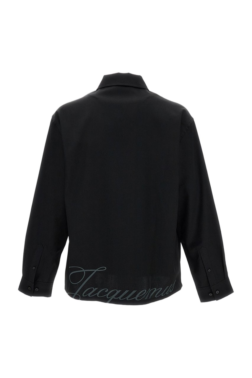 Jacquemus La Chemise Mecano Zipped Shirt Zwart