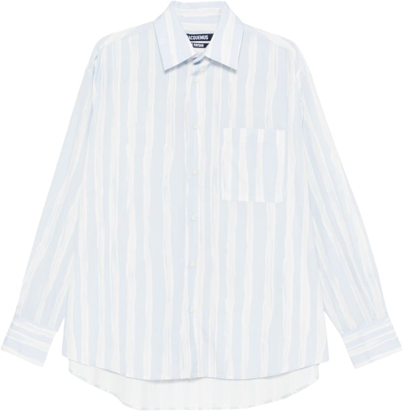 Jacquemus Shirts White/Blue Wit