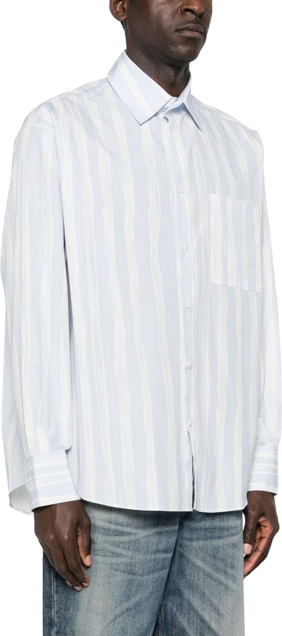 Jacquemus Shirts White/Blue Wit