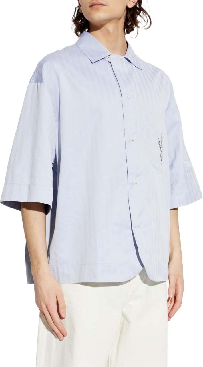 Jacquemus Shirts Clear Blue Blauw