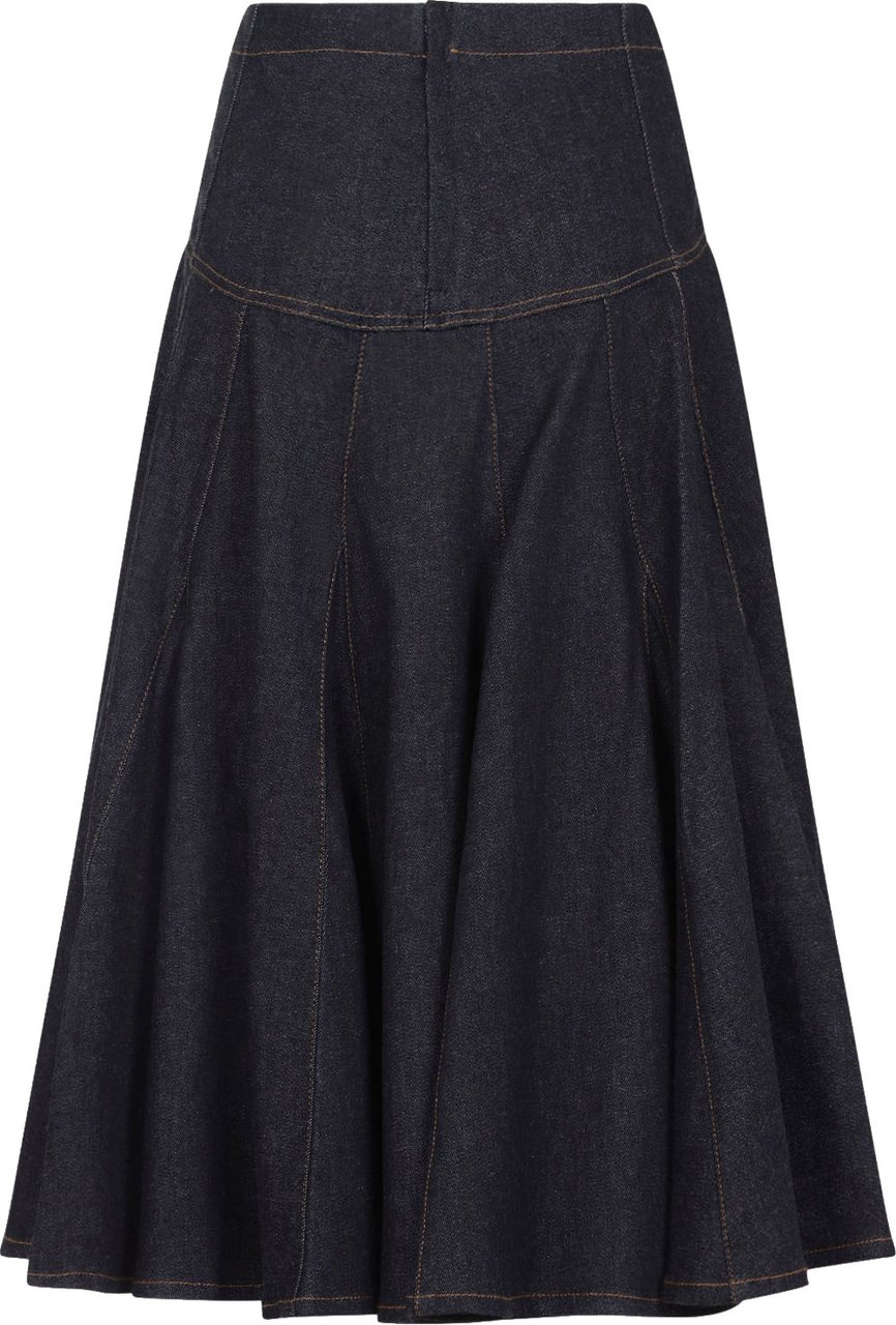 Jacquemus La Jupe De-Nimes Lavoir Midi Skirt Divers