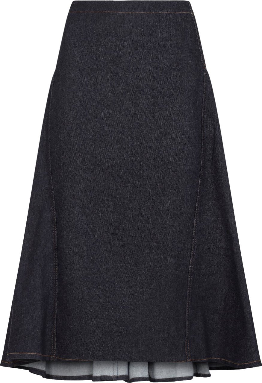Jacquemus La Jupe De-Nimes Lavoir Midi Skirt Divers