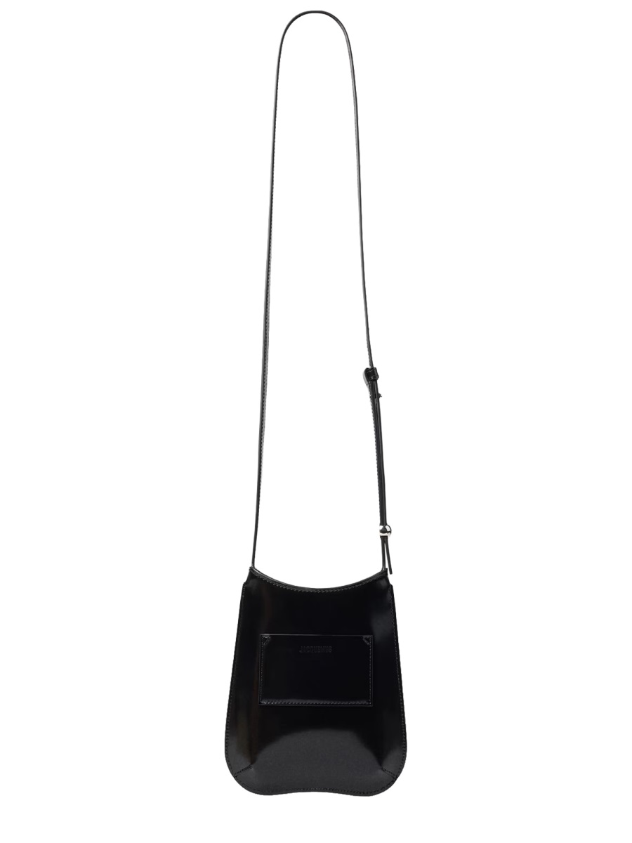 Jacquemus Crossbody Slim Strap Phone Case Zwart