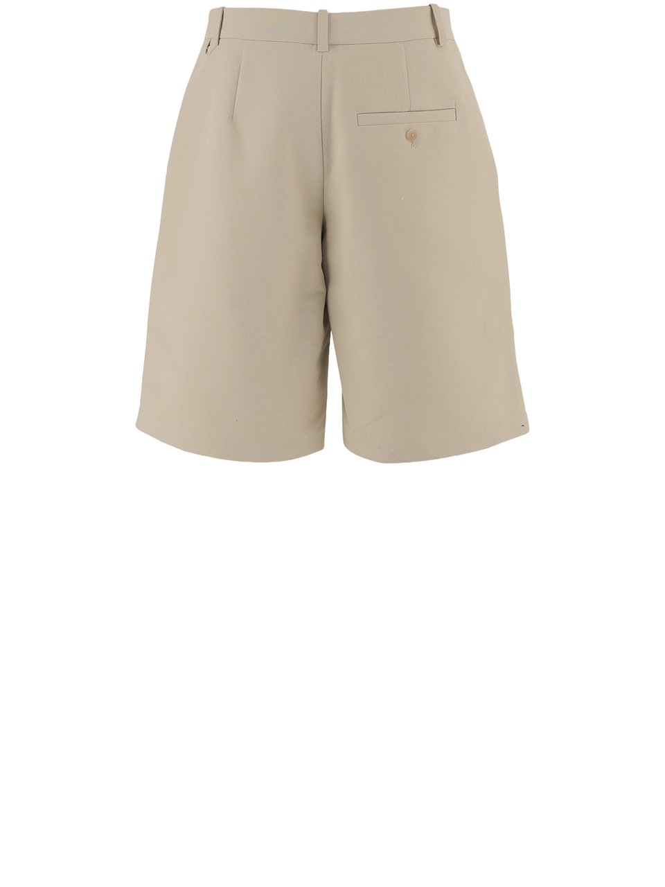 Jacquemus Knee-Length Beige Shorts with Button Closure Neutraal