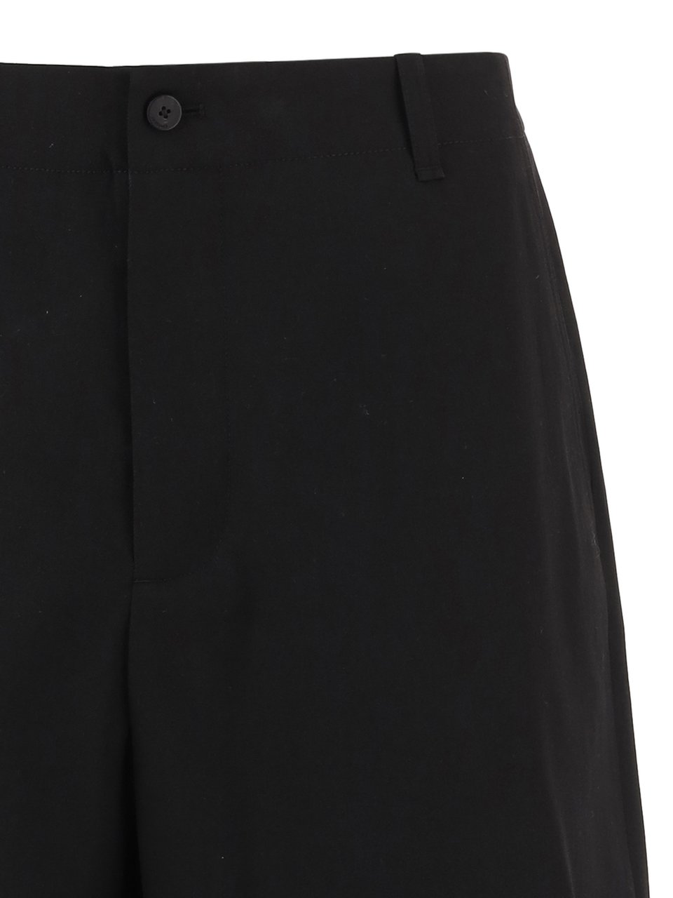 Jacquemus Knee-Length Tailored Shorts with Button and Zipper Closure Zwart