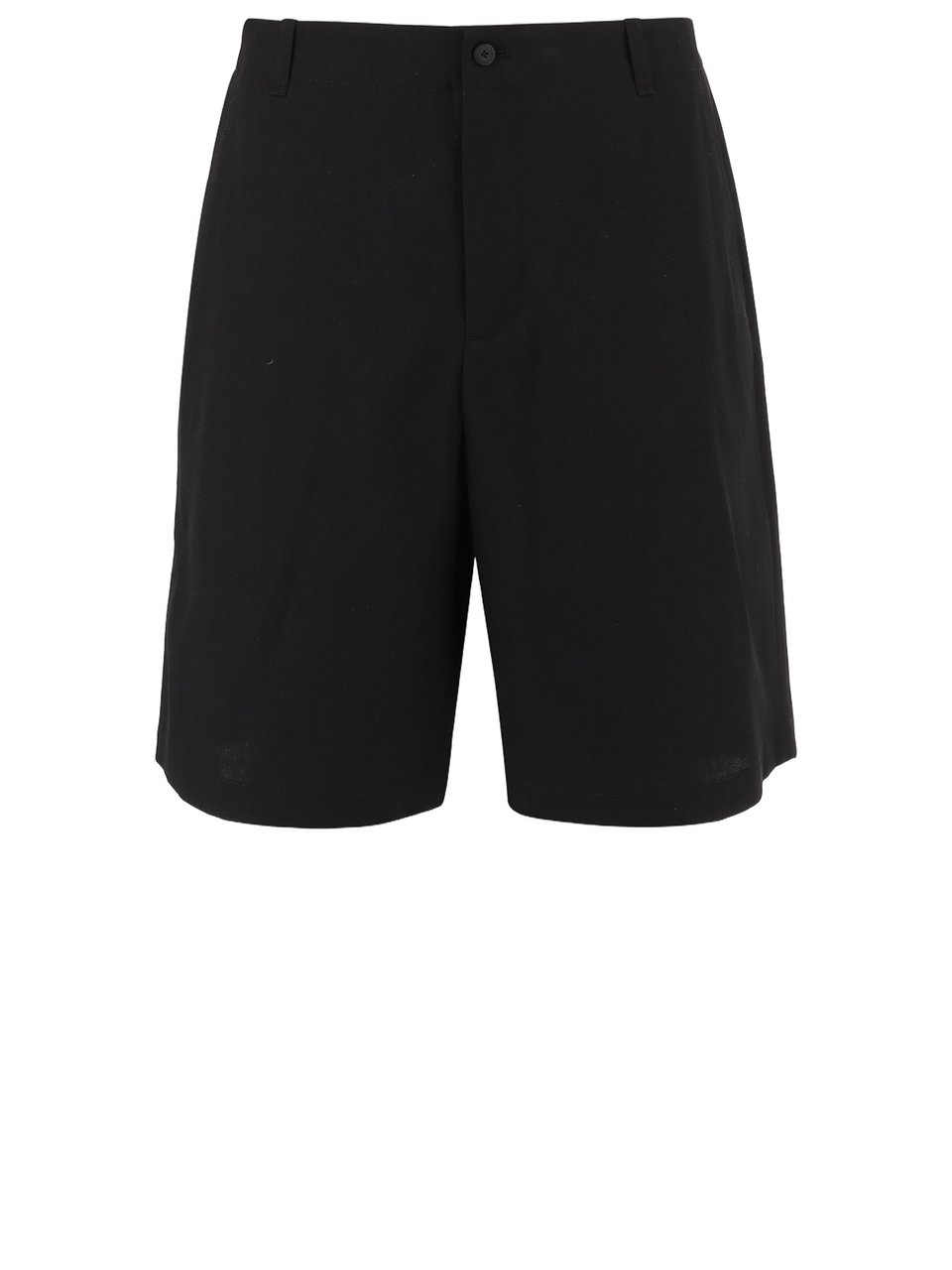 Jacquemus Knee-Length Tailored Shorts with Button and Zipper Closure Zwart
