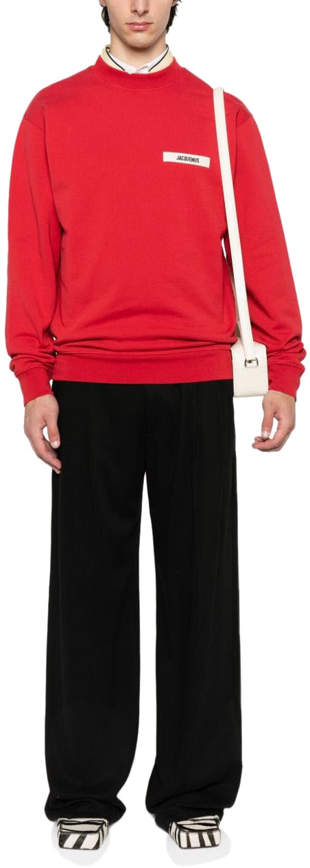 Jacquemus Sweaters Dark Red Rood