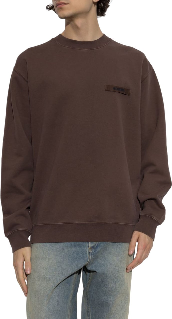 Jacquemus Sweaters Brown Bruin