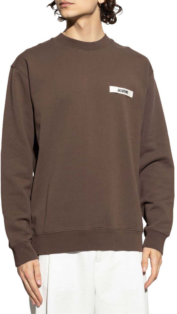 Jacquemus Sweaters Dark Brown Bruin