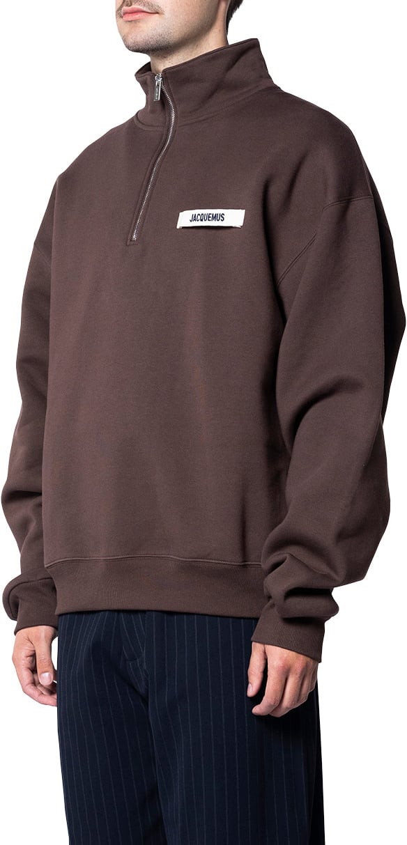 Jacquemus LE CAMIONNEUR GROS GRAIN DARK BROWN Bruin