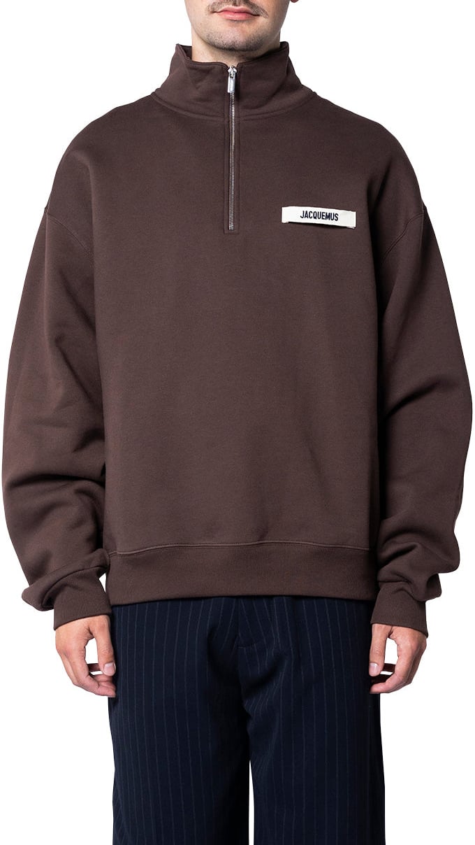 Jacquemus LE CAMIONNEUR GROS GRAIN DARK BROWN Bruin